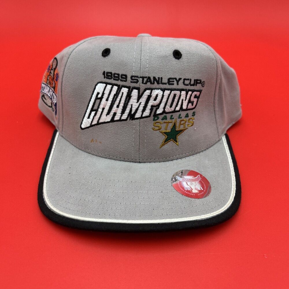 Vintage 1999 Stanley Cup CHAMPIONS DALLAS STARS Embroidered Baseball Cap Hat